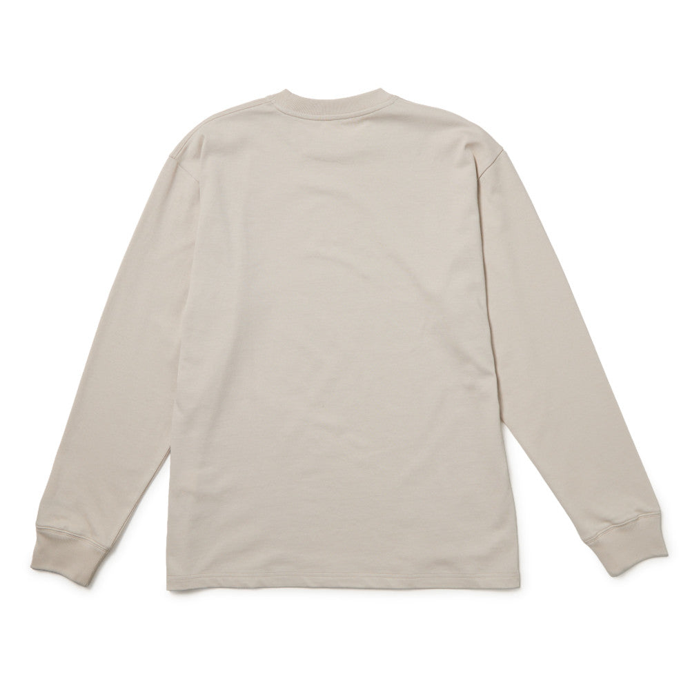 New Era Brand Name Logo Stone Long Sleeve T-Shirt