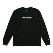 New Era Brand Name Logo Black Long Sleeve T-Shirt