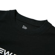 New Era Brand Name Logo Black Long Sleeve T-Shirt