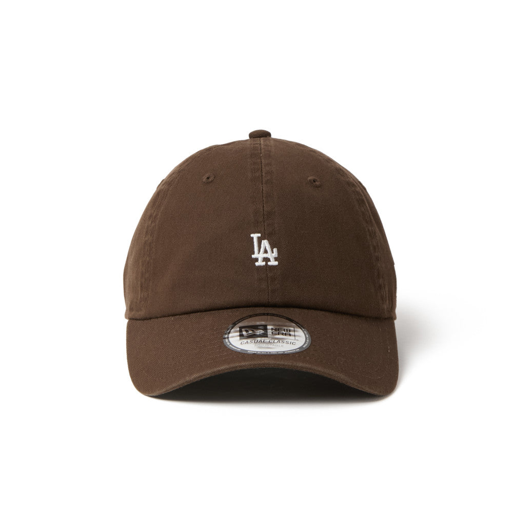 New Era Casual Classic Los Angeles Dodgers Mini Logo Walnut Adjustable Cap