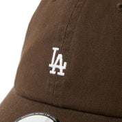 New Era Casual Classic Los Angeles Dodgers Mini Logo Walnut Adjustable Cap