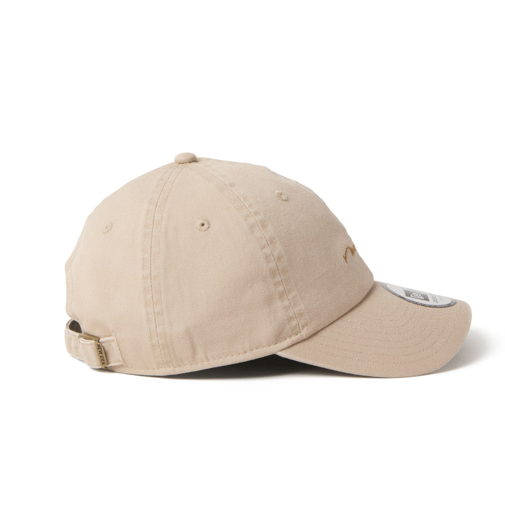 New Era Casual Classic Handwritten Logo New Beige Adjustable Cap
