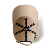 New Era Casual Classic Handwritten Logo New Beige Adjustable Cap