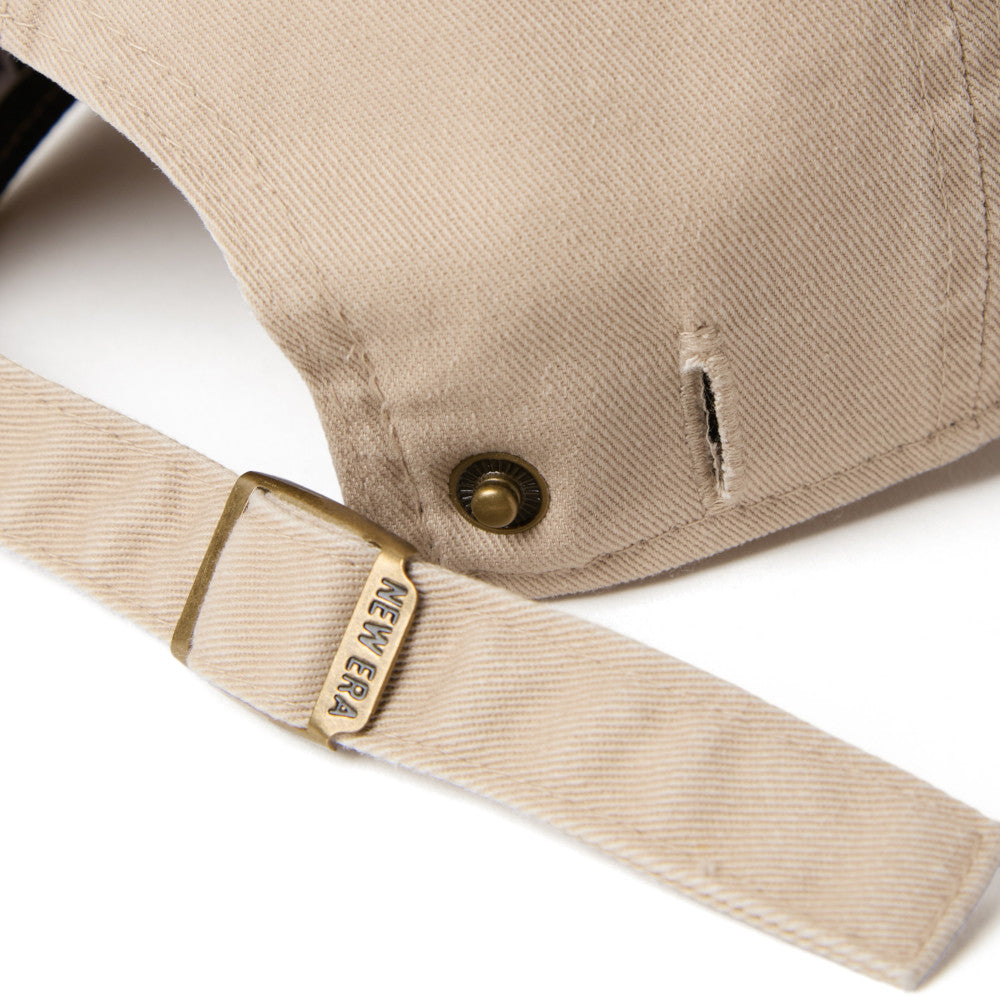 New Era Casual Classic Handwritten Logo New Beige Adjustable Cap