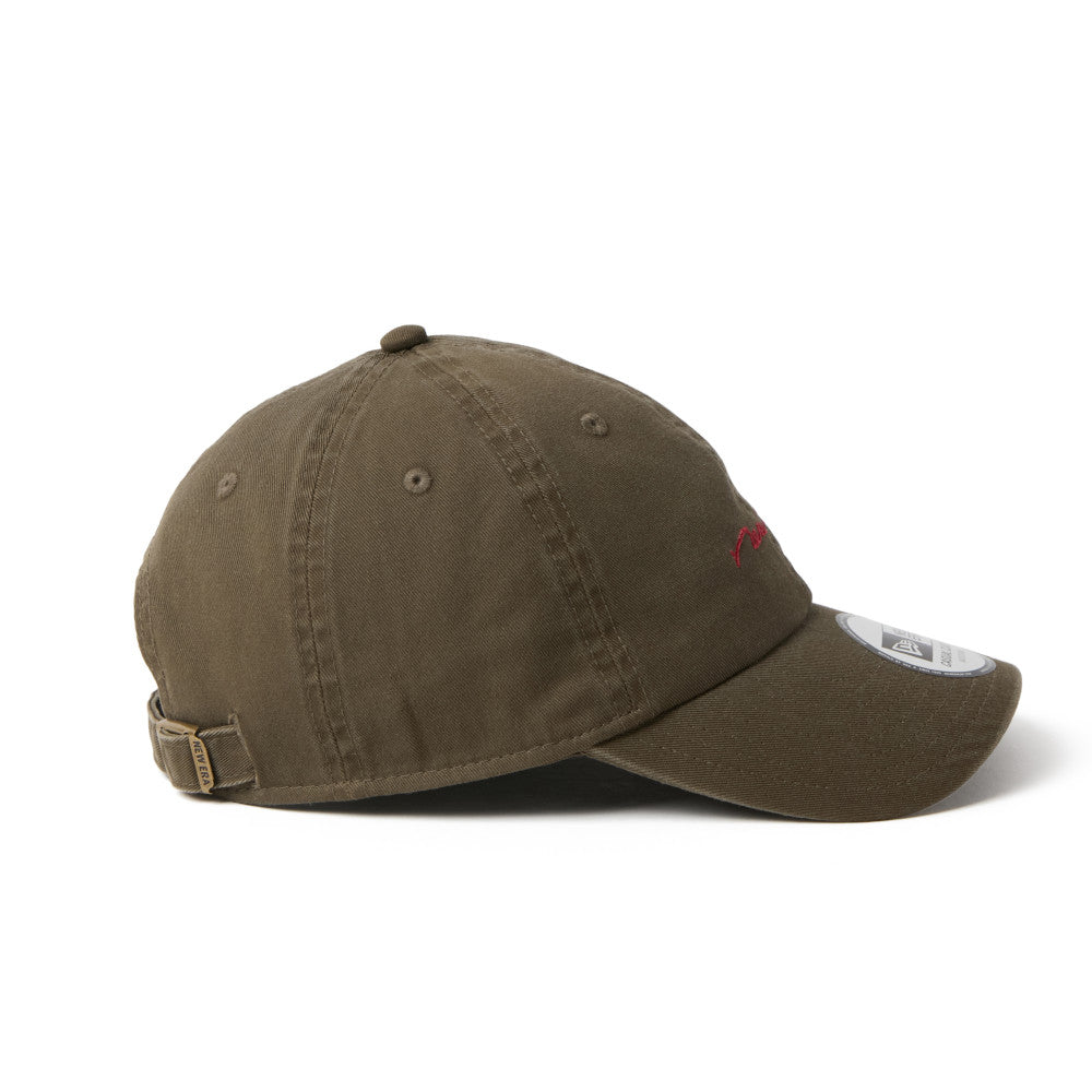 New Era Casual Classic Handwritten Logo Moss Adjustable Cap