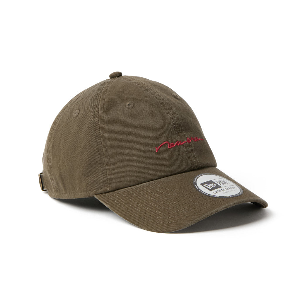 New Era Casual Classic Handwritten Logo Moss Adjustable Cap