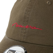 New Era Casual Classic Handwritten Logo Moss Adjustable Cap