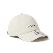 New Era Casual Classic Handwritten Logo Ivory Adjustable Cap