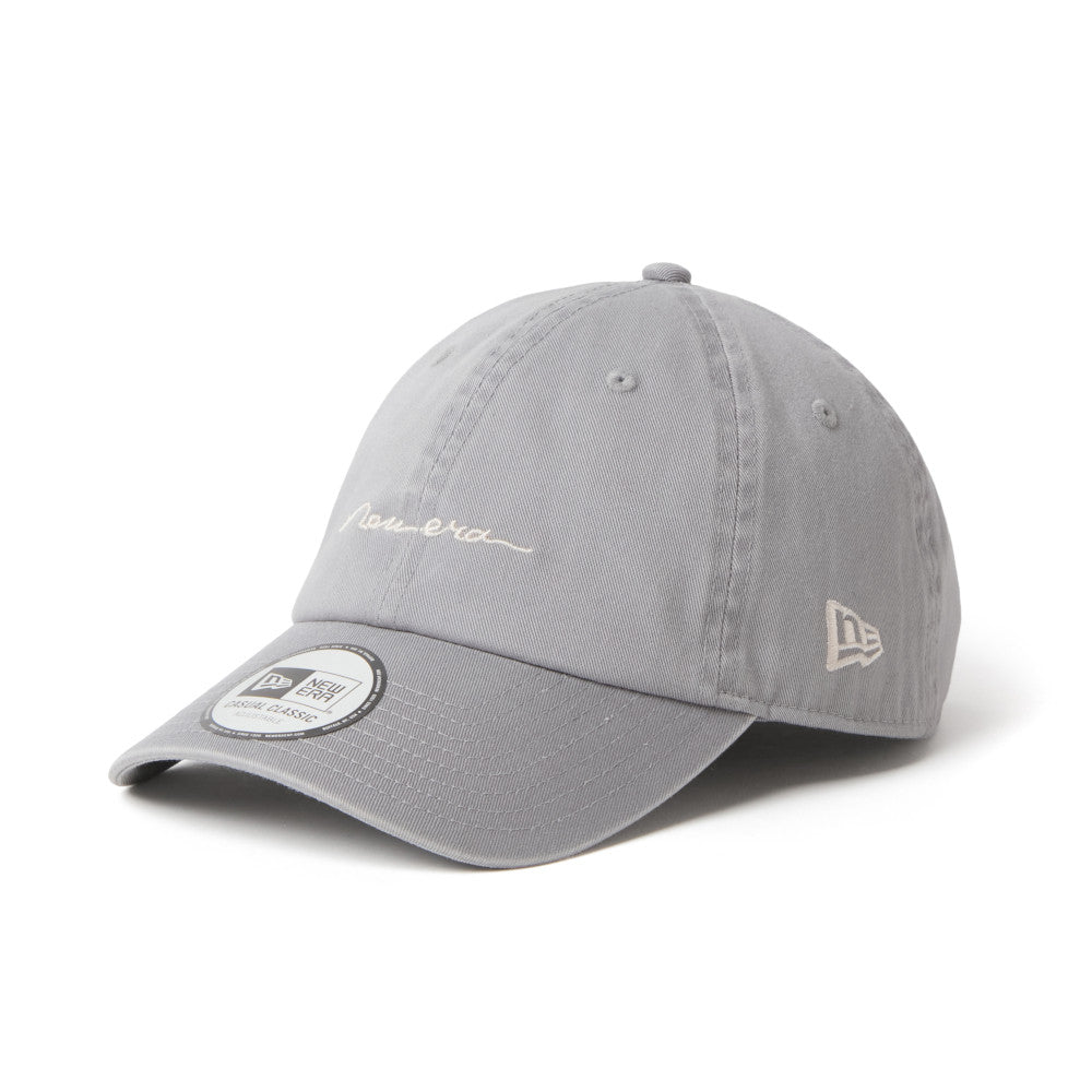 New Era Casual Classic Handwritten Logo Gray Adjustable Cap