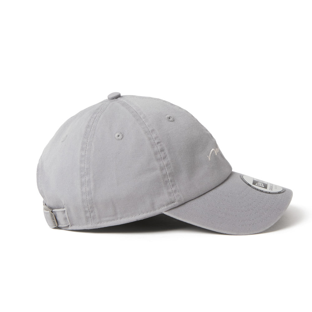 New Era Casual Classic Handwritten Logo Gray Adjustable Cap