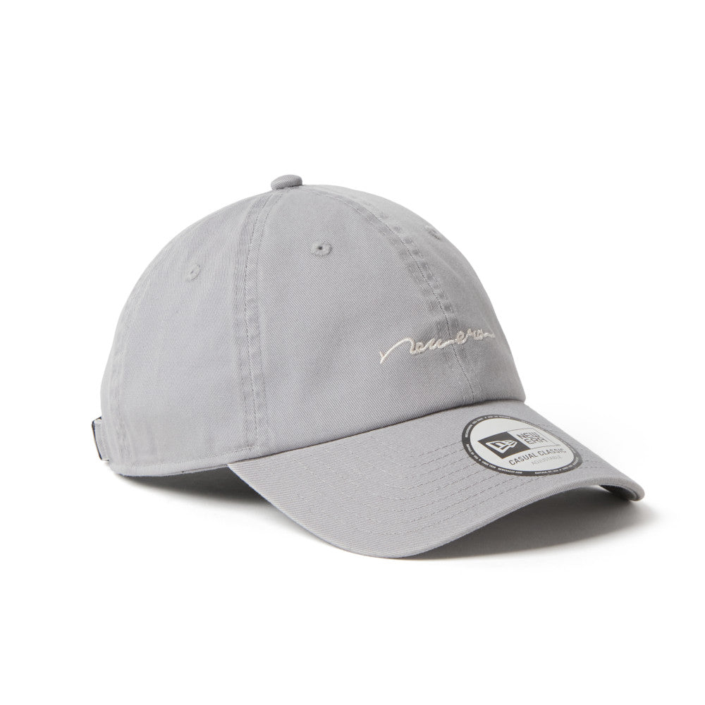 New Era Casual Classic Handwritten Logo Gray Adjustable Cap