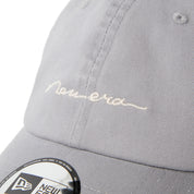 New Era Casual Classic Handwritten Logo Gray Adjustable Cap