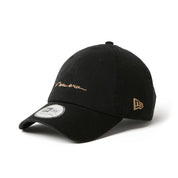 New Era Casual Classic Handwritten Logo Black Adjustable Cap