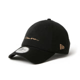 New Era Casual Classic Handwritten Logo Black Adjustable Cap