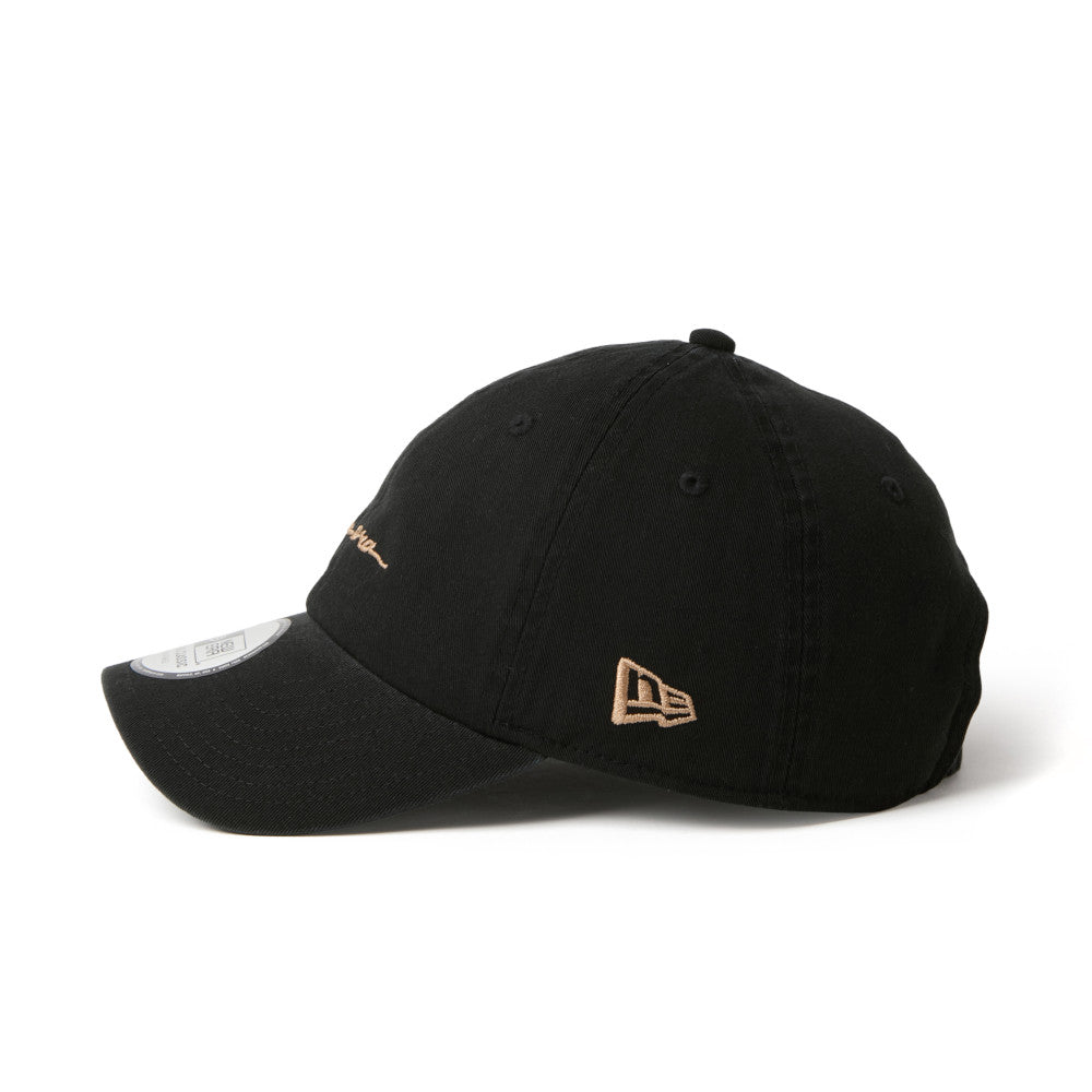 New Era Casual Classic Handwritten Logo Black Adjustable Cap