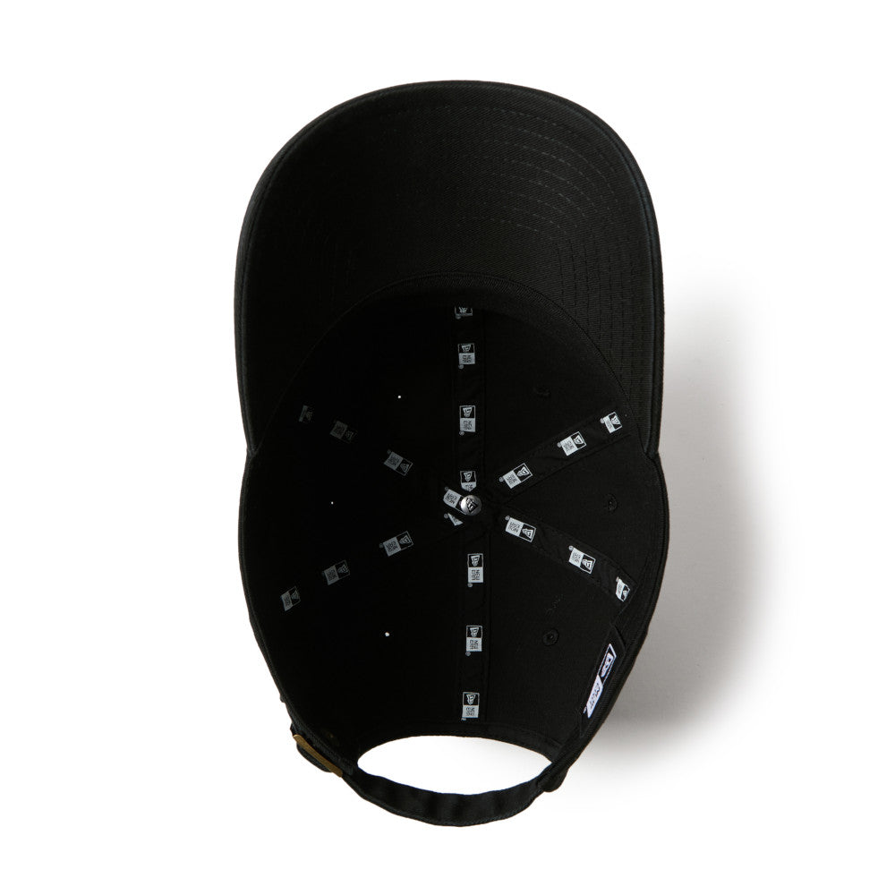 New Era Casual Classic Handwritten Logo Black Adjustable Cap