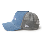 New Era 9FORTY A-Frame NE1920 Washed Denim Navy Trucker Cap