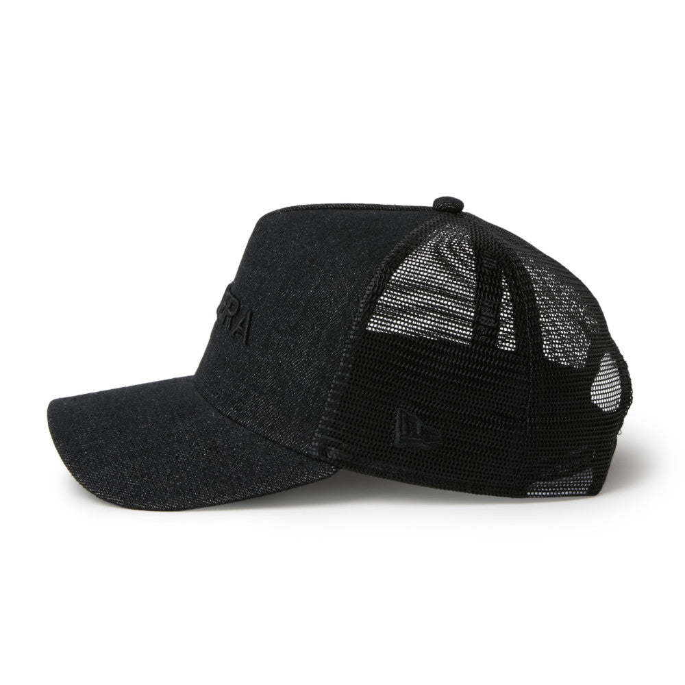 New Era 9FORTY A-Frame NE1920 Denim Black Trucker Cap