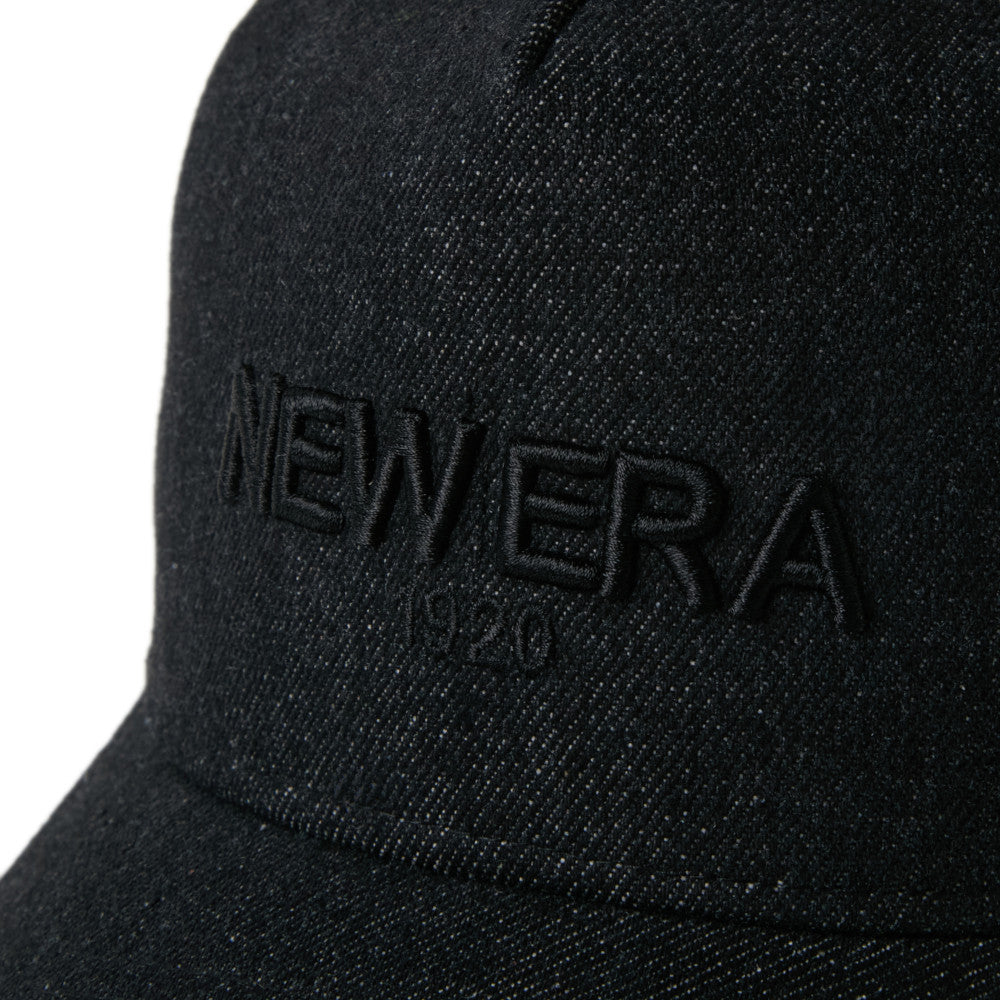 New Era 9FORTY A-Frame NE1920 Denim Black Trucker Cap
