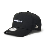 New Era 9FORTY A-Frame Metal Flag NE1920 Black Silver Adjustable Cap