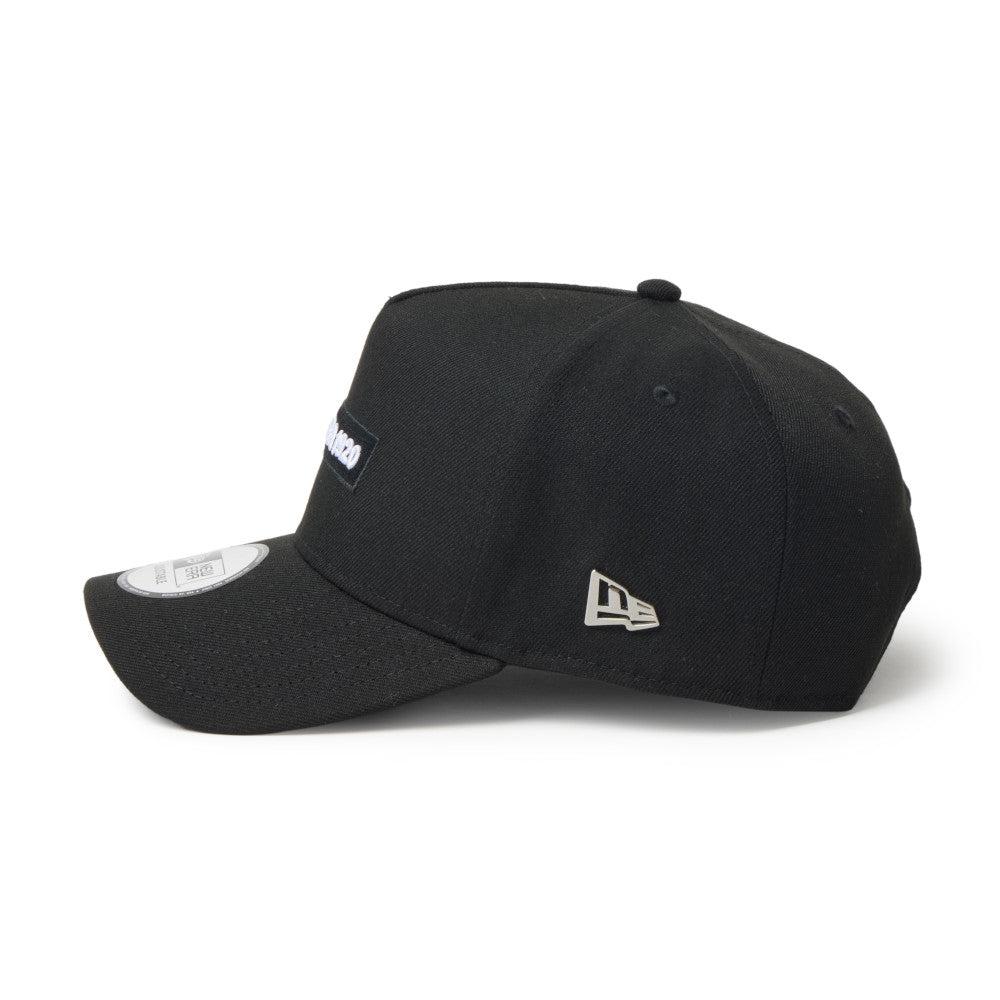New Era 9FORTY A-Frame Metal Flag NE1920 Black Silver Adjustable Cap