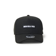 New Era 9FORTY A-Frame Metal Flag NE1920 Black Silver Adjustable Cap