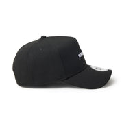 New Era 9FORTY A-Frame Metal Flag NE1920 Black Silver Adjustable Cap
