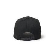 New Era 9FORTY A-Frame Metal Flag NE1920 Black Silver Adjustable Cap