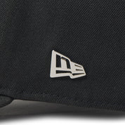 New Era 9FORTY A-Frame Metal Flag NE1920 Black Silver Adjustable Cap