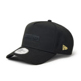 New Era 9FORTY A-Frame Metal Flag NE1920 Black Gold Adjustable Cap