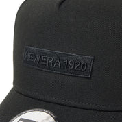 New Era 9FORTY A-Frame Metal Flag NE1920 Black Gold Adjustable Cap