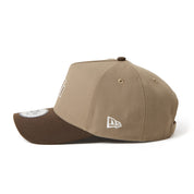 New Era 9FORTY A-Frame Los Angeles Lakers Khaki Walnut Adjustable Cap