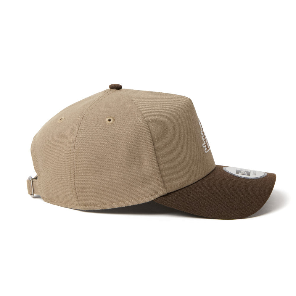 New Era 9FORTY A-Frame Los Angeles Lakers Khaki Walnut Adjustable Cap