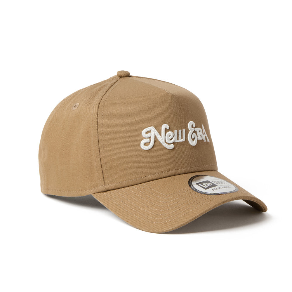 New Era 9FORTY A-Frame Compilation Logo Khaki Adjustable Cap