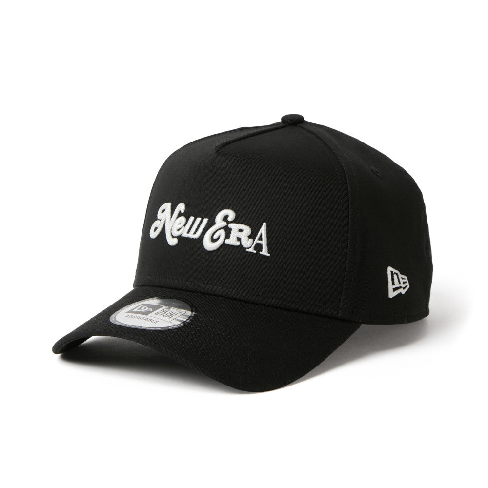 New Era 9FORTY A-Frame Compilation Logo Black Adjustable Cap