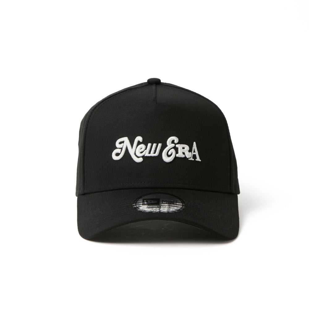 New Era 9FORTY A-Frame Compilation Logo Black Adjustable Cap