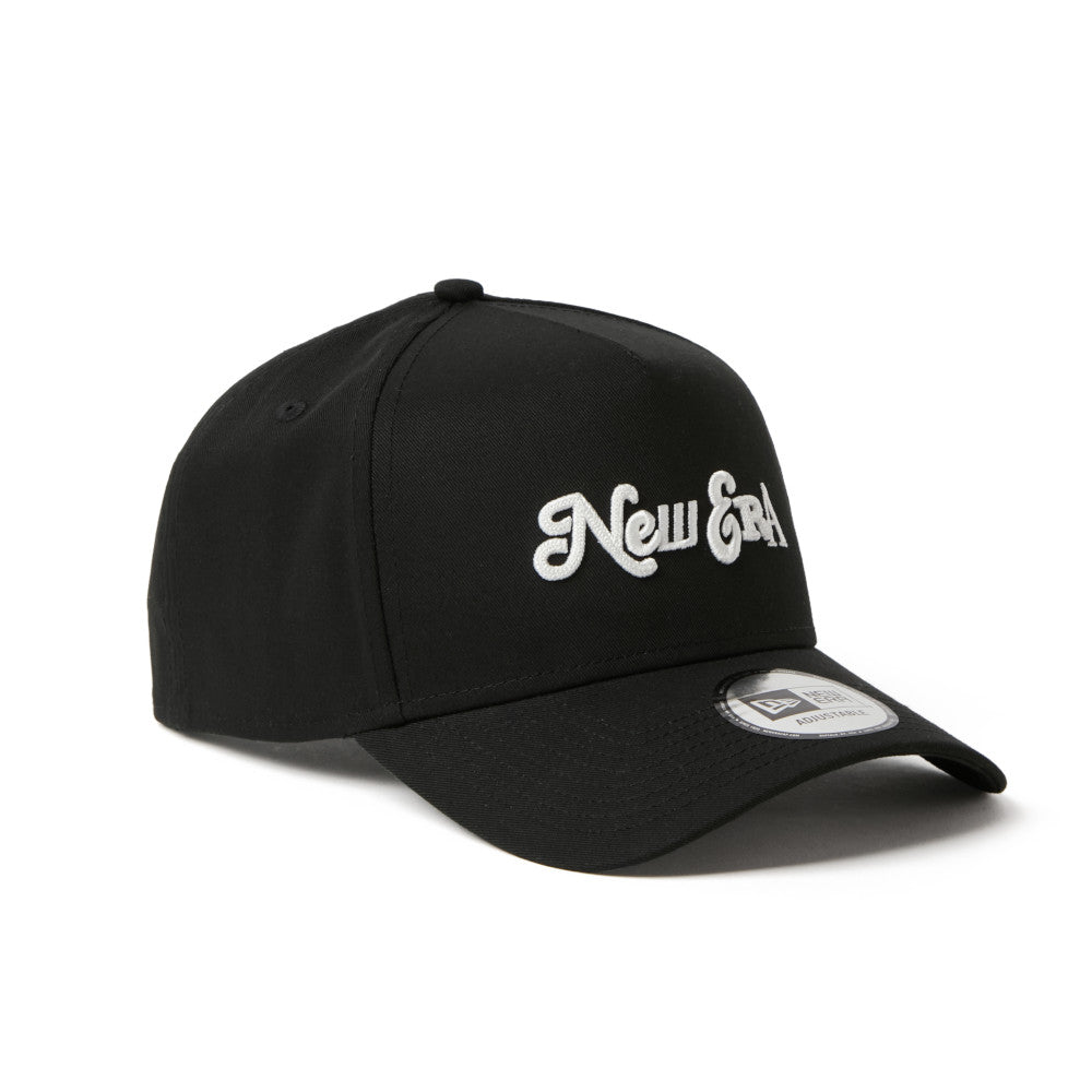 New Era 9FORTY A-Frame Compilation Logo Black Adjustable Cap