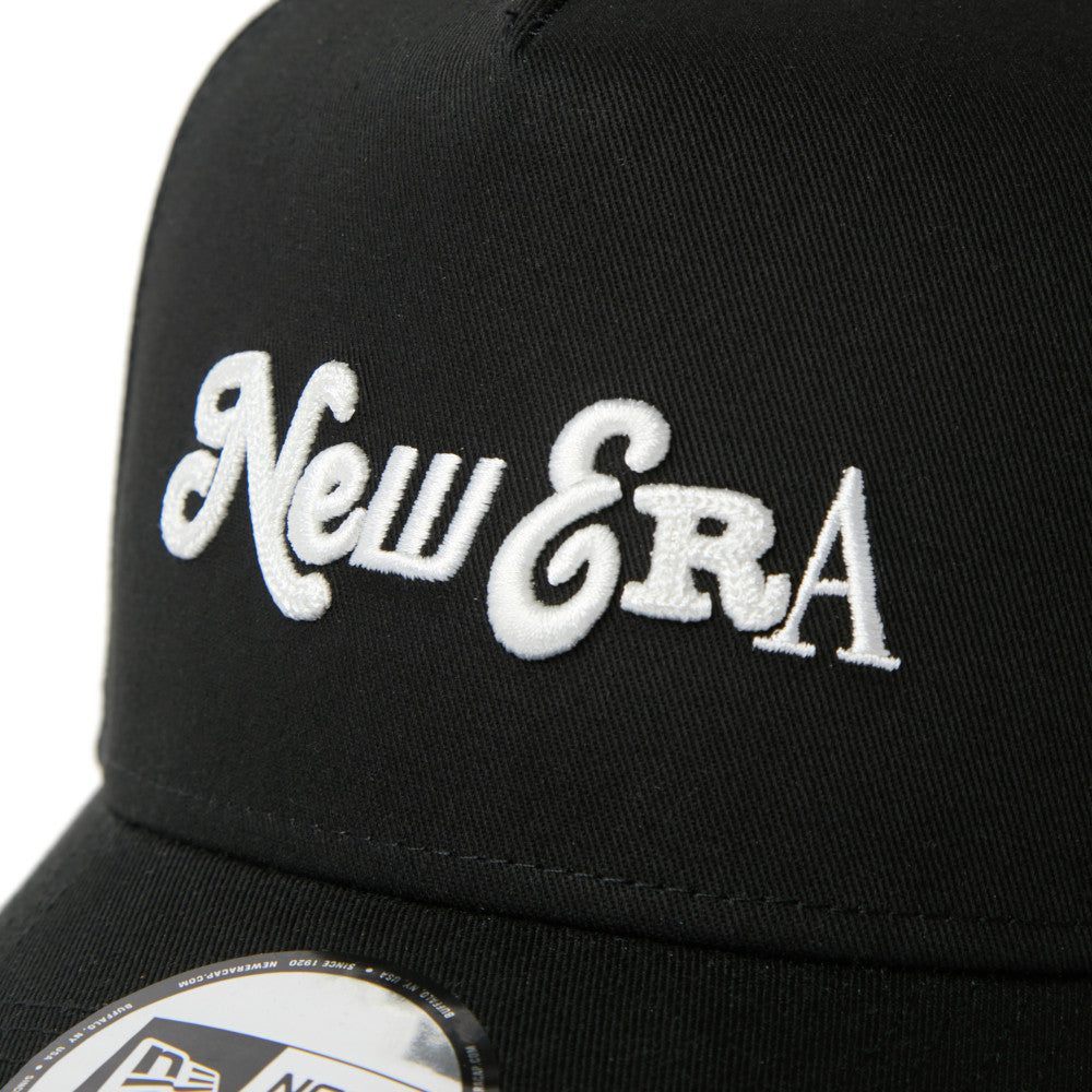 New Era 9FORTY A-Frame Compilation Logo Black Adjustable Cap