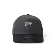 New Era 9FORTY A-Frame Chicago Bulls Grey Navy Adjustable Cap