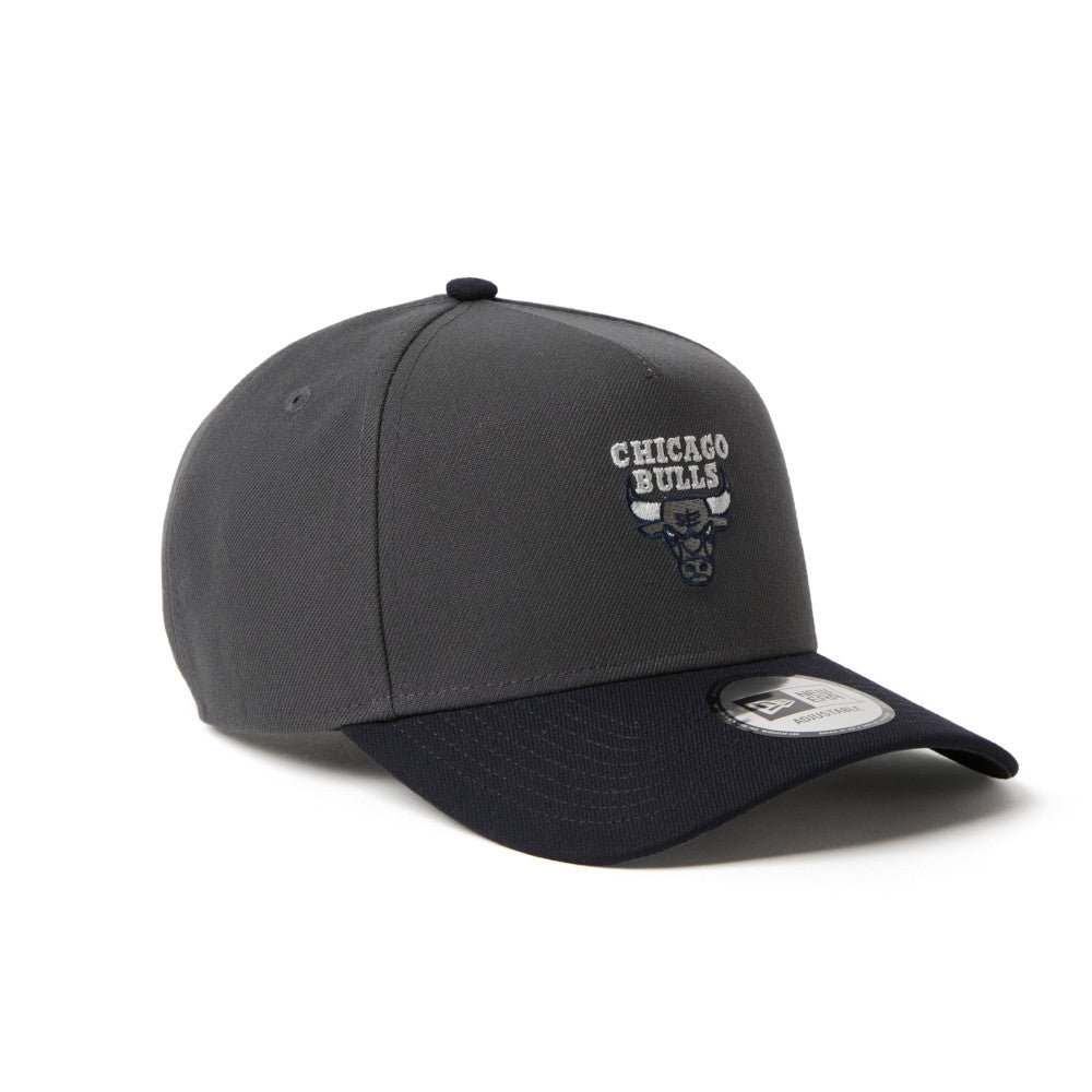 New Era 9FORTY A-Frame Chicago Bulls Grey Navy Adjustable Cap