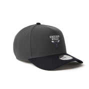 New Era 9FORTY A-Frame Chicago Bulls Grey Navy Adjustable Cap