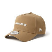 New Era 9FORTY A-Frame Wordmark Logo Khaki Adjustable Cap