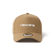 New Era 9FORTY A-Frame Wordmark Logo Khaki Adjustable Cap