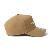 New Era 9FORTY A-Frame Wordmark Logo Khaki Adjustable Cap