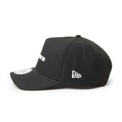 New Era 9FORTY A-Frame Wordmark Logo Black Adjustable Cap