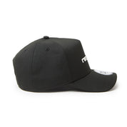 New Era 9FORTY A-Frame Wordmark Logo Black Adjustable Cap
