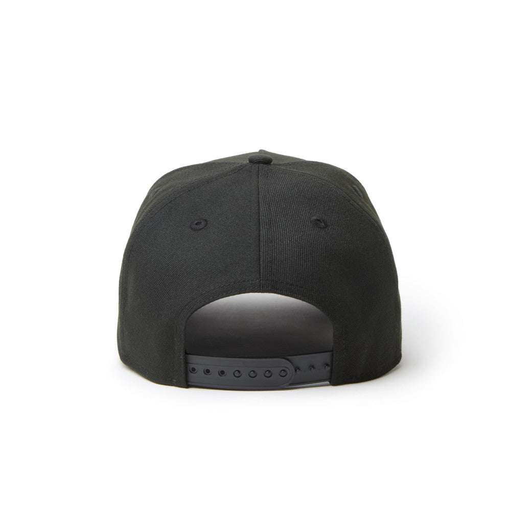 New Era 9FORTY A-Frame Wordmark Logo Black Adjustable Cap