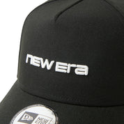 New Era 9FORTY A-Frame Wordmark Logo Black Adjustable Cap