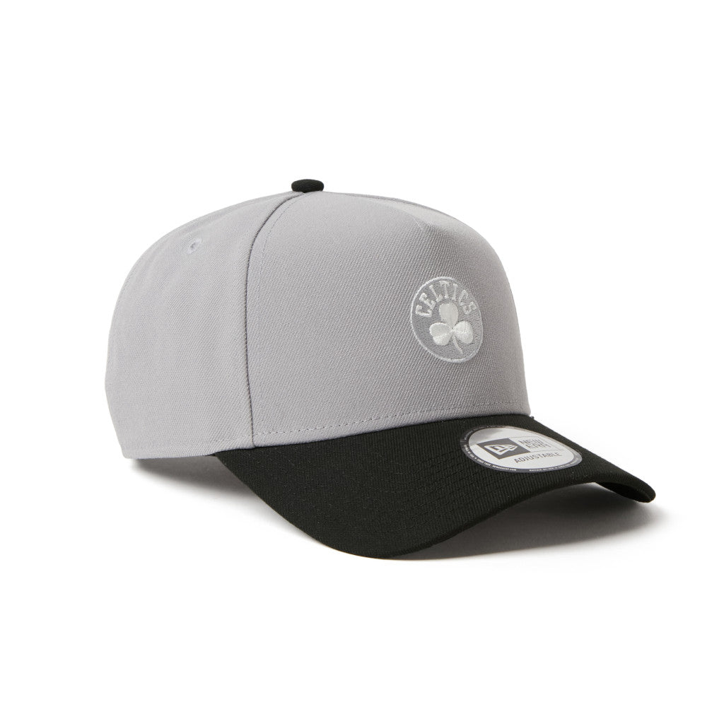 New Era 9FORTY A-Frame Boston Celtics Gray Black Adjustable Cap