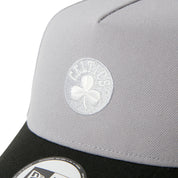New Era 9FORTY A-Frame Boston Celtics Gray Black Adjustable Cap